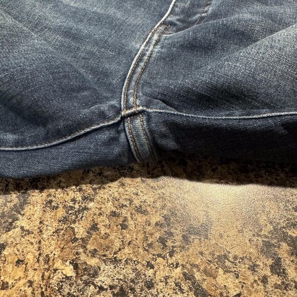 LuLaRoe Womens Jeans Skinny Distressed Elastic Waist Zip Fly Blue Size 26 IO - Picture 6 of 8